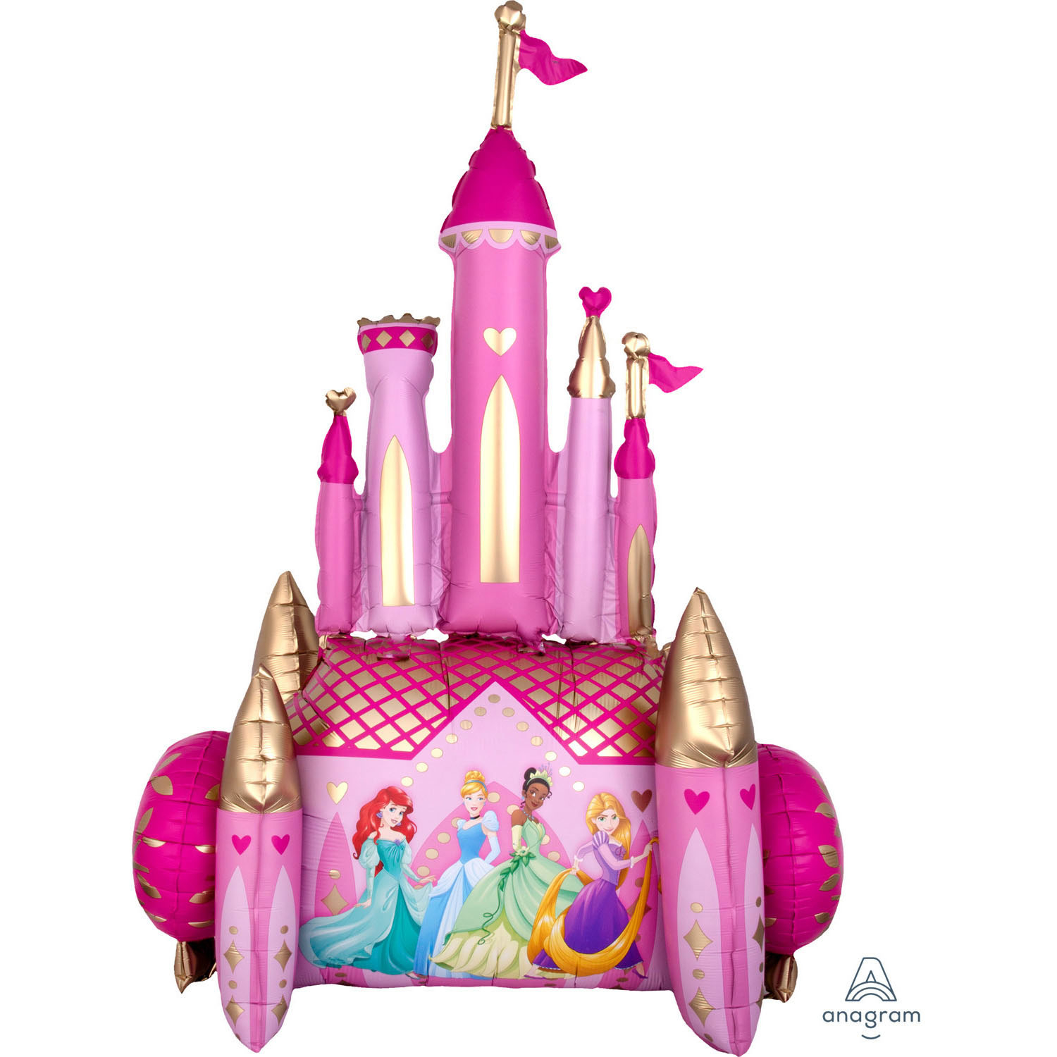 Princess hrad balónek 88 cm x 139 cm